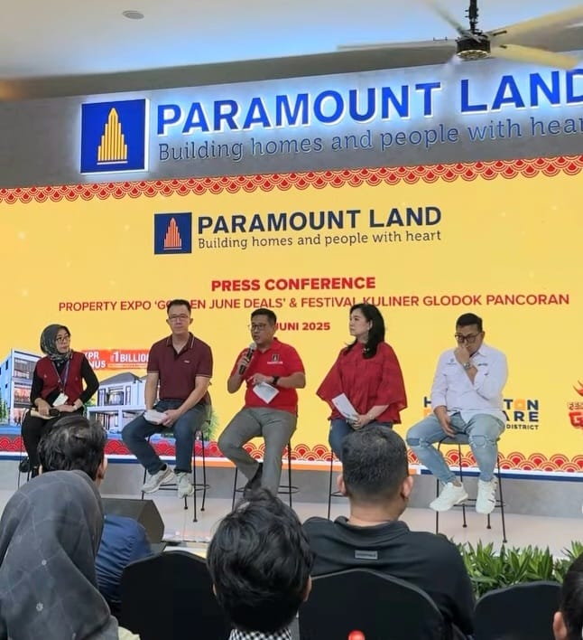 Jumpa pers pameran properti Golden June Deals dan Festival Glodok Pancoran di Hampton Square, Gading Serpong, Kab.Tangerang, Banten, Rabu (25/6/2025). (Foto - @hamptonsquare.serpong)
