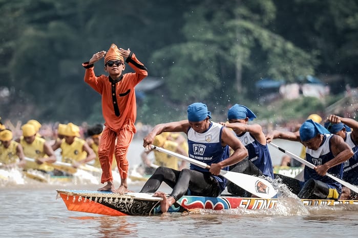 Penari cilik yang viral di Festival Pacu Jalur 2023. (Foto - Kemenparekraf)