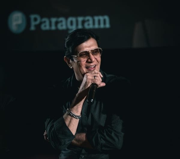 Produser Shanker R.S saat jumpa pers film Maju Serem Mundur Horor di XXI Epicentrum,Kuningan, Jakarta Selatan, Kamis (23/10/2025). (Foto - Rezagrapher)