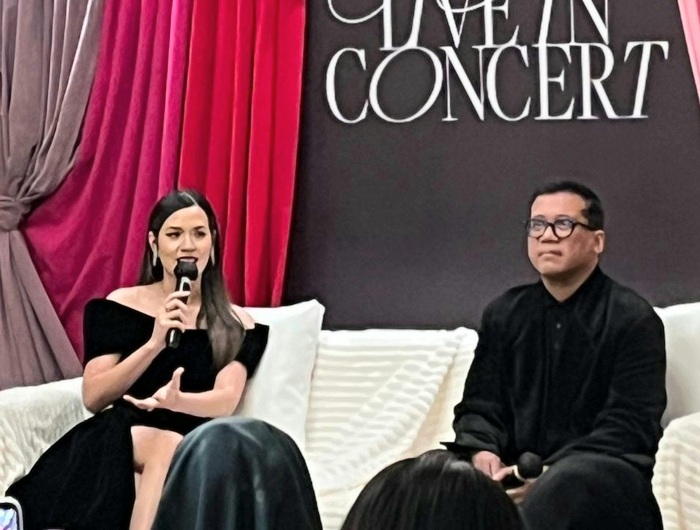 Jumpa pers konser spesial bertajuk Raisa Live in Concert: Love & Let Go di Hotel Mulia, Jakarta, Kamis (5/3/2026). (Foto - Om Aray)