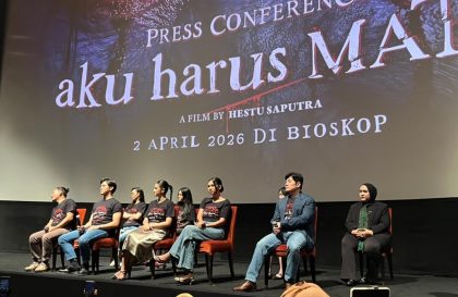 Jumpa pers film Aku Harus Mati, produksi Rollink Action, di Epicentrum XXI, Jakarta Selatan, Kamis (26/3/2026). (Foto - Supri)