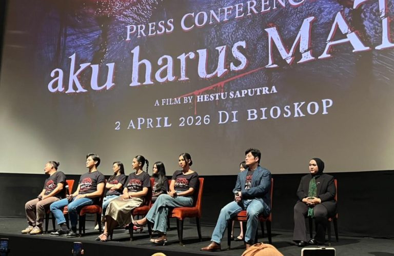 Jumpa pers film Aku Harus Mati, produksi Rollink Action, di Epicentrum XXI, Jakarta Selatan, Kamis (26/3/2026). (Foto - Supri)