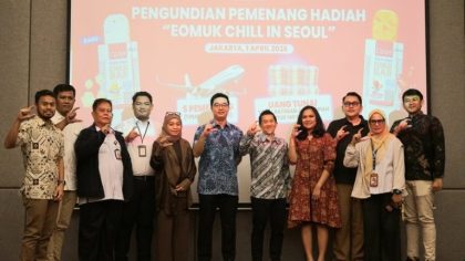 Penarikan program undian berhadiah dari CIDEA bertajuk "Eomuk Chill In Seoul" di Jakarta, Rabu (1/4/2026). (Foto - Dok. CIDEA)