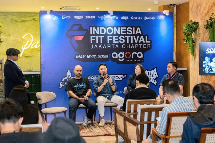 Jumpa pers Indonesia Fit Festival  (IFF) 2026 di Jakarta, Rabu (1/4/2026). (Foto - IFF 2026)
