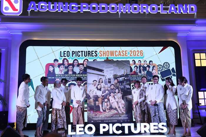 Event LEO PICTURES SHOWCASE 2026 di Main Atrium Central Park, Jakarta, Sabtu (9/5/2026). (Foto - Rezagrapher)