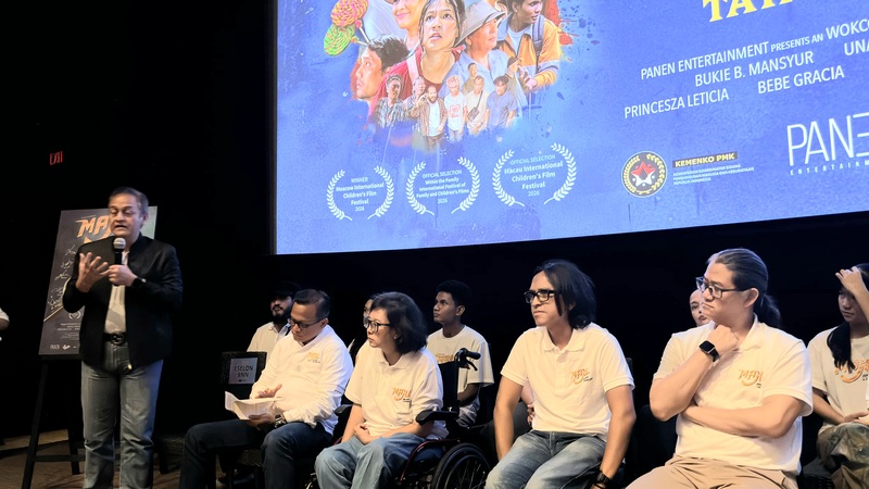 Spesial Screening & Press Conference Film MAJU: Jejak Pahit si Kembang Gula di XXI Metropole, Menteng, Jakarta Pusat, Senin (15/6/2026) malam. (Foto - PANEN Entertainment)