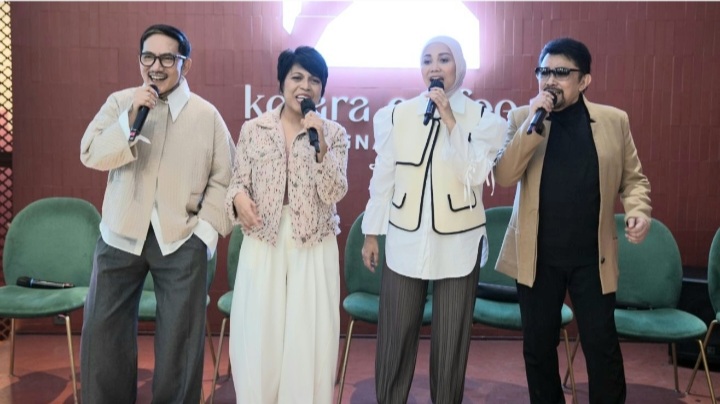 Jumpa pers rencana Elfa's Singers menggelar Konser Pesta Cinta pada 26 Juni 2026 di The Kasablanka Hall, Jakarta. (Foto - Istimewa)