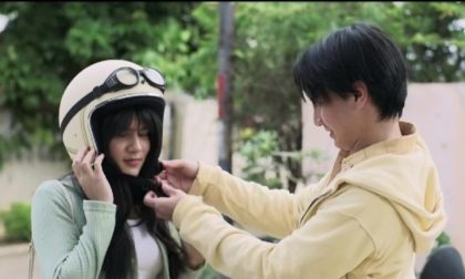 Adegan film Andai Waktu Bisa Diulang yang dibintangi Davina Karamoy dan Farhan Rasyid.